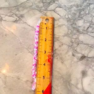 Kids bracelet pink,white and, clear